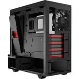 be quiet! PURE BASE 500DX Window boîtier midi tower Noir/Rouge | 1x USB-A | 1x USB-C | RGB | Verre Trempé