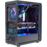 SilverStone  boîtier midi tower Noir | 2x USB-A | RGB | Verre Trempé