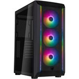 SilverStone  boîtier midi tower Noir | 2x USB-A | RGB | Verre Trempé