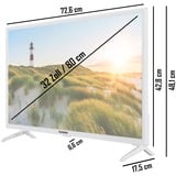 Telefunken  32" TV LED Blanc