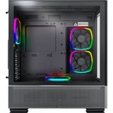 Montech  boîtier midi tower Noir | 2x USB-A | 1x USB-C | RGB