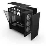 NZXT  boîtier midi tower Noir | 1x USB-A | 1x USB-C | RGB | Window