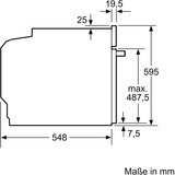 Neff BX38I, Ensemble four Acier inoxydable