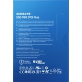 SAMSUNG 990 EVO PLUS 2 To SSD MZ-V9S2T0BW, PCIe 4.0 x4 / 5.0 x2, NVMe 2.0, M.2 2280