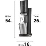 SodaStream CRYSTAL 3.0, dispositif pour l'eau gazeuse Gris