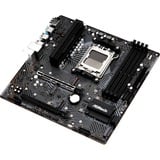 ASRock B650M PG LIGHTNING, Socket AM5 carte mère Noir/gris, RAID, 2.5 Gb-LAN, Sound, µATX