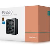 DeepCool PL650D, 650 Watt alimentation  Noir, 1x 12VHPWER, 3x PCIe, 650 Watt