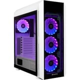 Chieftec GL-03W-OP Scorpion 3 boîtier midi tower Blanc | 3x USB-A | RGB | Window