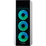 Chieftec GL-03W-OP Scorpion 3 boîtier midi tower Blanc | 3x USB-A | RGB | Window