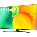 LG 43NANO769QA 109,2 cm (43") 4K Ultra HD Smart TV Wifi Gris 43" Ultra HD Nano Cell Noir, 109,2 cm (43"), 3840 x 2160 pixels, NanoCell, Smart TV, Wifi, Gris