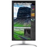 LG  27" 4K UHD Moniteur  Noir/Blanc