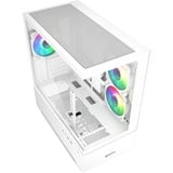 Sharkoon  boîtier mini tower Blanc | 2x USB-A | 1x USB-C | RGB | Window