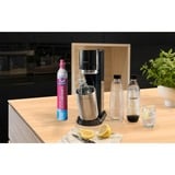 SodaStream Bouteilles en verre Duo, Pichet Transparent/Noir,  2 pièces, 1 litre