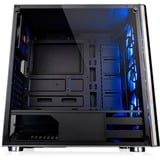 Thermaltake V200 TG RGB Midi Tower Noir, boîtier pc Noir | 3x USB-A | RGB