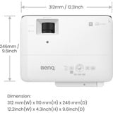 BenQ TK700, Projecteur DLP Blanc/Noir