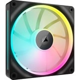 Corsair iCUE LINK LX140 RGB, Ventilateur de boîtier Noir, Connecteur PWM à 4 broches pour le ventilateur