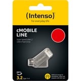 Intenso cMOBILE LINE 128 GB, Clé USB Argent