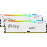 Kingston FURY 32 Go DDR5-6000 (2x 16 Go) Kit, Mémoire vive Blanc, KF560C36BWE2AK2-32, Beast RGB, XMP 3.0