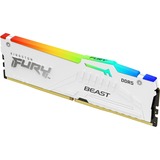 Kingston FURY 32 Go DDR5-6000 (2x 16 Go) Kit, Mémoire vive Blanc, KF560C36BWE2AK2-32, Beast RGB, XMP 3.0