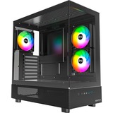 Montech  boîtier midi tower Noir | 2x USB-A | 1x USB-C | RGB | Window