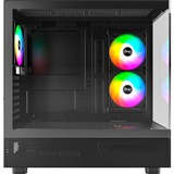 Montech  boîtier midi tower Noir | 2x USB-A | 1x USB-C | RGB | Window