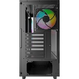 Montech  boîtier midi tower Noir | 2x USB-A | 1x USB-C | RGB | Window