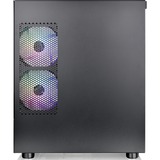 Thermaltake  boîtier mini tower Noir | 2x USB-A | RGB | Window