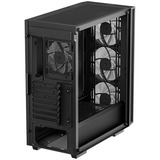 DeepCool  boîtier midi tower Noir | 1x USB-A | 1x USB-C | RGB | Window