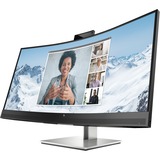 HP E34m G4 86,4 cm (34") 3440 x 1440 pixels Wide Quad HD Noir Moniteur UltraWide incurvé  Noir/Argent, 86,4 cm (34"), 3440 x 1440 pixels, Wide Quad HD, 5 ms, Noir