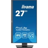 iiyama ProLite XUB2792QSU-B6 27" Moniteur  Noir (Mat), HDMI, DisplayPort, USB, Audio