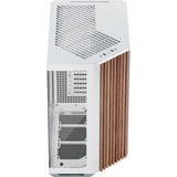 APNX  boîtier midi tower Blanc/bois | 2x USB-A | 1x USB-C | Window