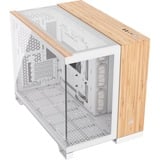 Corsair  boîtier mini tower Blanc/bois | 2x USB-A | 1x USB-C | Window