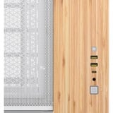 Corsair  boîtier mini tower Blanc/bois | 2x USB-A | 1x USB-C | Window