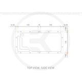 EKWB EK-QuantumX Loophole Distroplate D5 PWM - Black, Pompe Transparent/Noir