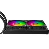 SilverStone SST-NP240-ARGB, Watercooling Noir