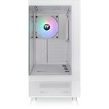 Thermaltake  boîtier midi tower Blanc | 2x USB-A | 1x USB-C | RGB | Verre Trempé