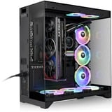 Thermaltake  boîtier midi tower Noir | 2x USB-A | 1x USB-C | Window