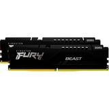 Kingston FURY 64 Go DDR5-6000 Kit, Mémoire vive Noir, KF560C30BBEK2-64, Fury Beast, XMP, EXPO