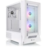 Thermaltake  boîtier midi tower Blanc | 2x USB-A | 1x USB-C | RGB | Window