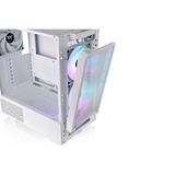 Thermaltake  boîtier midi tower Blanc | 2x USB-A | 1x USB-C | RGB | Window