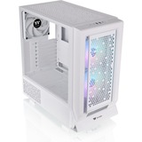 Thermaltake  boîtier midi tower Blanc | 2x USB-A | 1x USB-C | RGB | Window