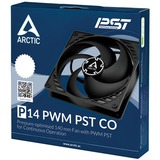 ARCTIC P14 PWM PST CO, Ventilateur de boîtier Noir