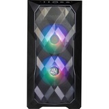 Cooler Master MasterBox TD300  boîtier mini tower Noir | 2x USB-A | RGB | Verre Trempé