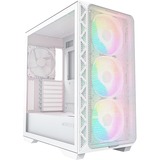 Montech  boîtier midi tower Blanc | 2x USB-A | 1x USB-C | RGB | Window