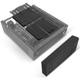 SilverStone Milo 10 boîtier HTPC Noir | 2x USB-A