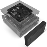 SilverStone Milo 10 boîtier HTPC Noir | 2x USB-A