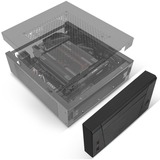 SilverStone Milo 10 boîtier HTPC Noir | 2x USB-A