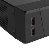 SilverStone Milo 10 boîtier HTPC Noir | 2x USB-A