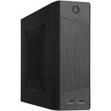 SilverStone Milo 10 boîtier HTPC Noir | 2x USB-A