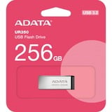 ADATA UR350-256G-RSR/BK, Clé USB Nickel/Noir